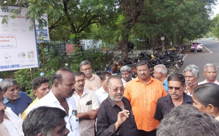 பெல் ஒப்பந்த தொழிலாளர் ஊதிய விவகாரம்; கருப்புக் கொடி போராட்டம் ஒத்திவைப்பு