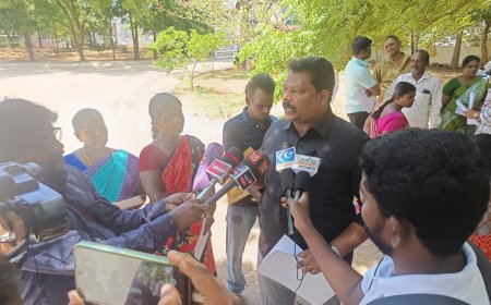 மகனின் மரணத்தில் மர்மம்;உரிய விசாரணை நடத்த வேண்டி திருச்சி எஸ்பி அலுவலகத்தில் தாயார் புகார்