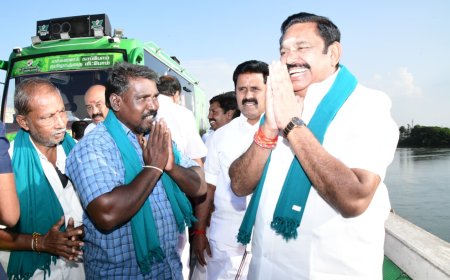 காவிரி ஆறு செல்லும் வழியெங்கும் தடுப்பணைகள் கட்டப்படும் - விவசாயிகளிடம் இபிஎஸ் உறுதி