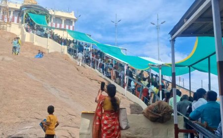 மலைக்கோட்டை உச்சிப்பிள்ளையார் கோவிலில் விநாயகர் சதுர்த்தி கோலாகலம்; பல்லாயிரக்கணக்கான பக்தர்கள் வழிபாடு