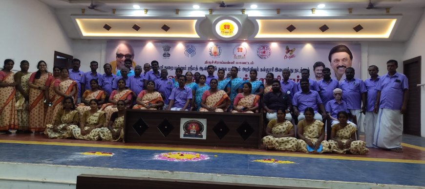 திருச்சியில் ஜோசப் கண் மருத்துவமனைக்கு நவீன உபகரணங்கள் வழங்கினார்கள்