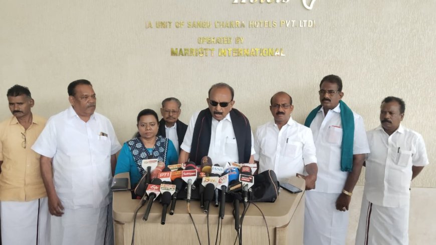 மத்திய அரசு அரசியல் நோக்கோடு தங்களை எதிர்ப்பவர்களை அச்சுறுத்த வருமான வரி, அமலாக்கத் துறையை பயன்படுத்துகிறது - திருச்சியில் வைகோ