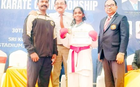 தென்னிந்திய அளவிலான கராத்தே போட்டி; திருச்சி மாணவி தங்கம் வென்று சாதனை