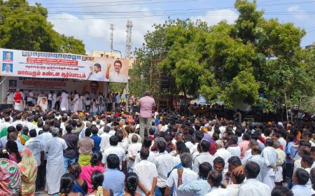 அமெரிக்க அரசின் 50% வரி விதிப்பு; இந்தியா கூட்டணி சார்பில் திருப்பூரில் கண்டன ஆர்ப்பாட்டம்  