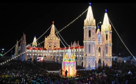 உலகப் புகழ் பெற்ற வேளாங்கண்ணி பெரிய தேர் பவனி கோலாகலம்; மரியே வாழ்​க’, ‘ஆவே மரி​யா’ கோஷம் விண்ணதிர்ந்தன