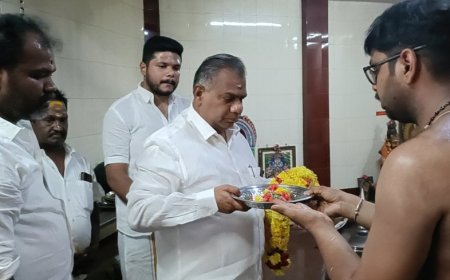விஜய் நாளை திருச்சியில் பிரச்சாரம்; புஸ்லி ஆனந்த் கோவிலில் வழிபாடு