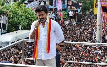 திருச்சியில் விஜய் பிரச்சாரம்; தவெக நிர்வாகிகள் 5 பேர் மீது வழக்கு