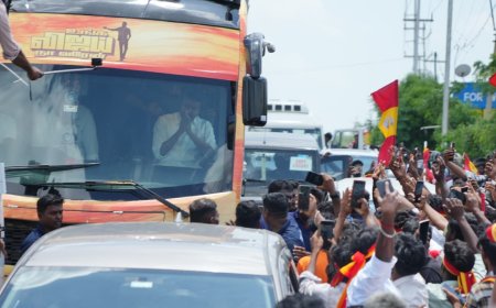 விஜய் பிரச்சார வாகன ஓட்டுநர் மீது வழக்கு பதிவு