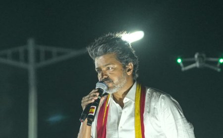 மணல் கொள்ளை தான் கரூரில் தீராத தலைவலி; 6 மாதத்தில் காட்சிகள் மாறும்-கரூரில் விஜய்