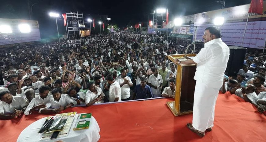 திருவாரூர் திமுக கோட்டை;திமுகவுடன் போட்டி போட உனக்கு தகுதியே இல்லை- விஜய்க்கு பதிலடி கொடுத்த கே என் நேரு