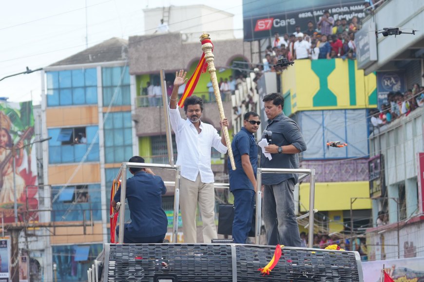 பாஜகவுடன் மறைமுகக் கூட்டணியில் உள்ள திமுகவிடம் மக்கள் ஜாக்கிரதையாக இருக்க வேண்டும்-நாமக்கல்லில் விஜய்