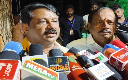 கரூர் சம்பவத்தில் விஜய் மீது குற்றமா? ஆளும் கட்சி மீது குற்றமா? என்பது சிபிஐ விசாரணைக்கு பின்பு தெரிய வரும்;காரைக்குடியில் நயினார் நாகேந்திரன்