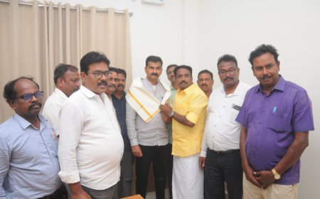 நாடாளுமன்றத்தில் குரல் எழுப்ப துரை வைகோவை சந்தித்த ஆசிரியர் கூட்டணியினர்
