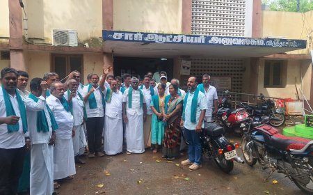 கழுதூரில் 4 விவசாய பெண்கள் இடிதாக்கி பலி; ஒரு வாரமாகியும் நிவாரணம் இல்லை; ரூ.25 லட்சம் இழப்பீடு கேட்டு பி.ஆர்.பாண்டியன் போராட்டம்