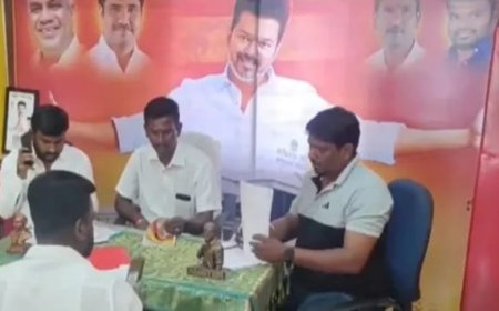 கரூரில் 33 நாட்களுக்கு பிறகு மாவட்ட அலுவலகத்தை திறந்த தவெக