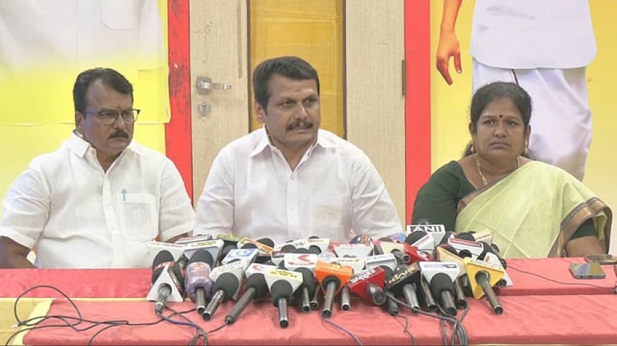 தவறு நடந்தால் பொறுப்பேற்க வேண்டும் - கரூரில் செந்தில் பாலாஜி