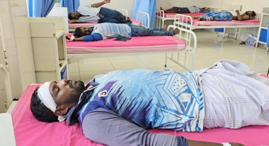 நாகை மீனவர்களை தாக்கி பொருட்களை கொள்ளையடித்த இலங்கை கடல் கொள்ளையர்கள்; 11 பேர் மருத்துவமனையில் அனுமதி