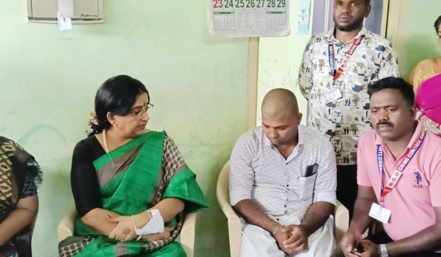 கரூர் பெருந்துயரம்; நடிகை அம்பிகா நேரில் ஆறுதல்; என்மீது எந்த சாயமும் பூசவேண்டாம்-அம்பிகா