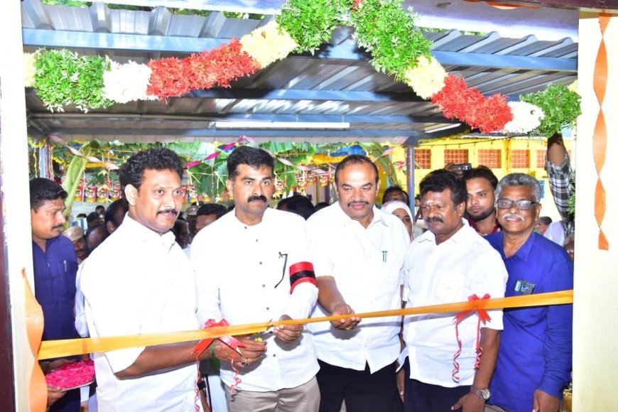 துரை வைகோ எம்.பி. நிதியில் ரூ.1,18,40,000 மதிப்பீட்டில் பொதுநலத்திட்டங்கள் துவக்கி வைப்பு; அமைச்சர் அன்பில் மகேஷ் பங்கேற்பு