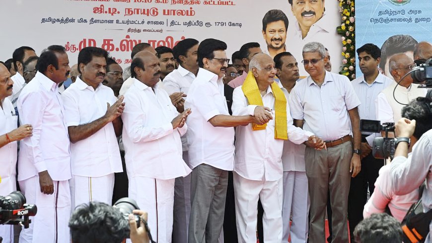 கோவையின் புதிய அடையாளம் : தமிழகத்தின் மிக நீளமான உயர்மட்ட மேம்பாலத்தை முதல்வர் திறந்து வைத்தார்