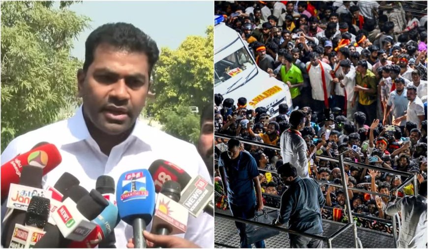 தவெகவை முடக்க திமுக முயற்சிக்கிறது- ஆதவ் அர்ஜுனா
