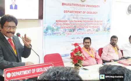 பாரதிதாசன் பல்கலையில் பூமியையும், புவி வளத்தையும் பாதுகாக்க 3 நாள் பயிற்சி பட்டறை