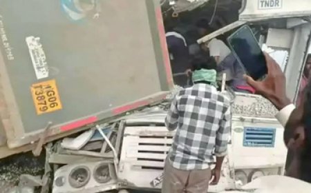 தெலுங்கானாவில் பெரும் சோகம்; பேருந்து மீது டிப்பர் லாரி மோதியதில் 24 பேர் பலி
