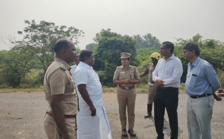 அரியலூர் சிலிண்டர் லாரி விபத்து; மீட்பு பணிகளை துரிதப்படுத்திய அமைச்சர் சிவசங்கர்
