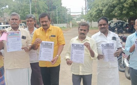 பஞ்சப்பூர் புதிய மார்க்கெட்டில் எங்களுக்கும் இடம் கொடுங்கள்; திருச்சி காந்தி மார்க்கெட் வியாபாரிகள் முன்னேற்ற சங்கம்