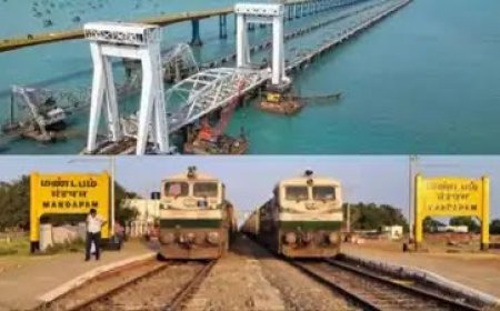 ராமேஸ்வரத்தில் சூறைக்காற்று; ரயில்கள் அனைத்தும் மண்டபத்தோடு நிறுத்தம்; ராமேஸ்வரத்தில் பள்ளிகளுக்கு விடுமுறை