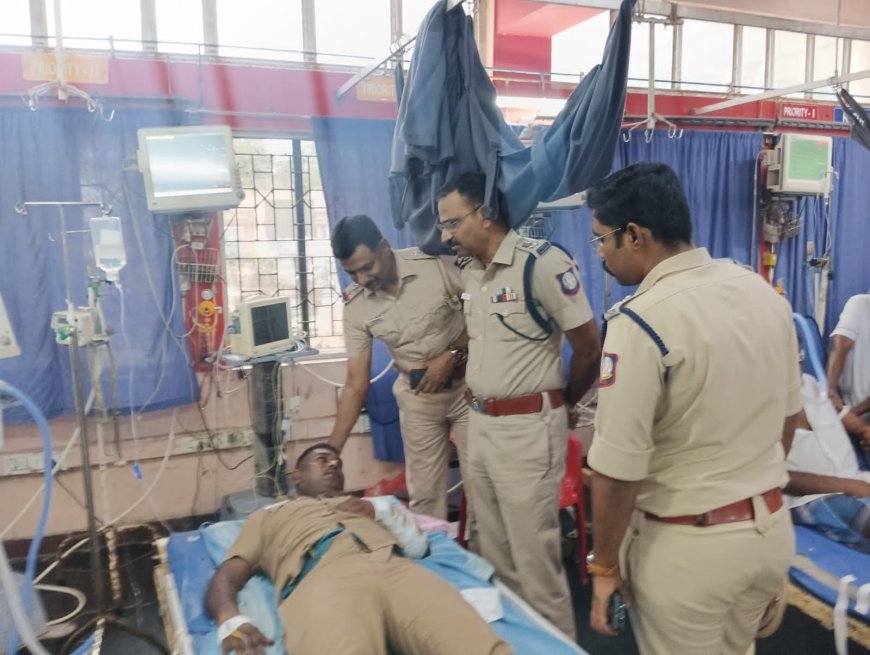 சிதம்பரத்தில் மீண்டும் டுமீல்: போலீசாரை தாக்கிய கஞ்சா வியாபாரி; சுட்டுப்பிடித்த காவல் ஆய்வாளர் அம்பேத்கர்