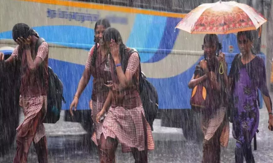 கனமழை; திருச்சி உள்பட 10 மாவட்ட பள்ளிகளுக்கு இன்று விடுமுறை