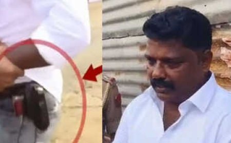 புதுச்சேரி விஜய் கூட்டத்தில் துப்பாக்கியுடன் வந்த வாலிபர் கைது: பாஸ் இல்லாத நிலையிலும் அனுமதி