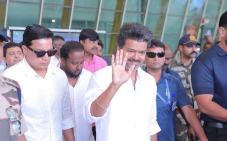 கோவை வந்தார் விஜய்; ஈரோட்டில் அதிகாலை முதல் காத்திருக்கும் தொண்டர்கள்