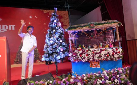 “ஒரு ஒளி பிறக்கும்; அது நம்மை வழிநடத்தும்” - கிறிஸ்துமஸ் விழாவில் விஜய்