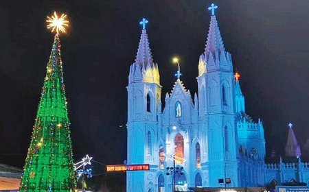 வேளாங்கண்ணியில் கிறிஸ்துமஸ் விழா கோலாகலம்