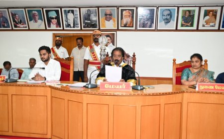 திருச்சி மாநகராட்சி மாமன்ற கூட்டம்:  பாதியில் வெளியேறிய நேருவின் ஆதரவு கவுன்சிலரால் பரபரப்பு