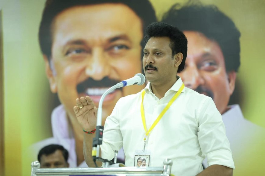 உதயநிதி பிறந்தநாள்: 48 சாதனையாளர்களுக்கு விருது வழங்கிய அமைச்சர் அன்பில் மகேஷ்