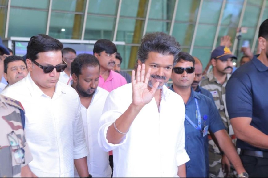 கோவை வந்தார் விஜய்; ஈரோட்டில் அதிகாலை முதல் காத்திருக்கும் தொண்டர்கள்