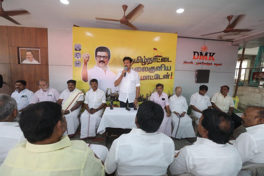 ஒன்றிய அரசின் கைக்கூலியாக செயல்படும் ஆர்.எஸ்.எஸ்.கவர்னர் ஆர்.என்.ரவியை கண்டித்து தீர்மானம் நிறைவேற்றிய அமைச்சர் அன்பில் மகேஷ்