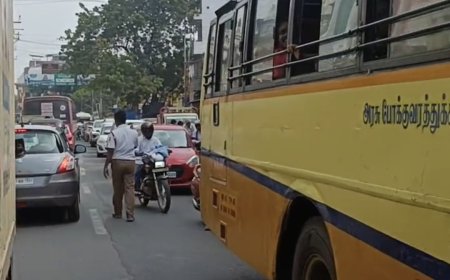 திருச்சியில் முதல்வர் ஸ்டாலின்: கடும் நெரிசலில் சிக்கிய வாகன ஓட்டிகள்