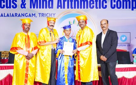 திருச்சியில் மாநில அளவிலான பிம்ஸ் அபாகஸ் போட்டி; 160 மாணவர்களுக்கு பட்டமளிப்பு