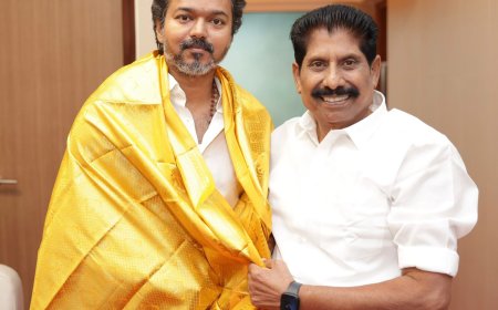 ஓபிஎஸ் கூடாரம் மொத்தமா காலி ; முன்னாள் அமைச்சர் கு.ப.கிருஷ்ணன் விஜய் முன்னிலையில் தவெகவில் இணைந்தார்