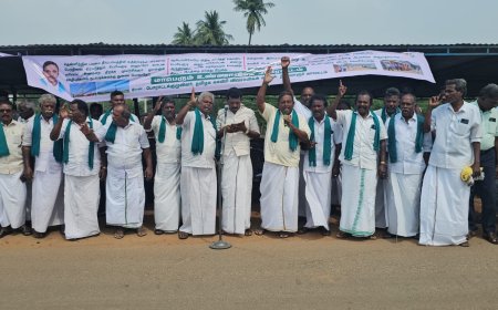 ஹைட்ரோ கார்பன் கிணறு:மன்னார்குடியில் விவசாயிகள் உண்ணாவிரதம்