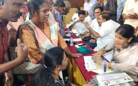 இந்திய குடியுரிமை வழங்கப்பட வேண்டும் - கனிமொழி எம்.பியிடம் தமிழ்நாட்டில் வசிக்கும் இலங்கைத் தமிழர்கள் மனு