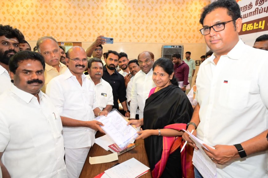 கனிமொழி எம்.பி தலைமையில் சட்டமன்ற தேர்தல் அறிக்கை கருத்து கேட்பு கூட்டம் தொடக்கம்