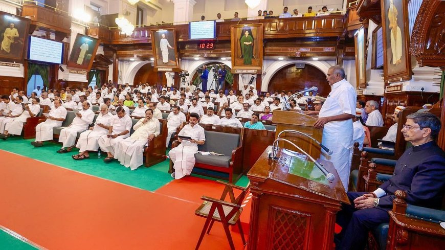 ஆண்டின் தொடக்கத்தில் ஆளுநர் உரை என்ற நடைமுறையை நீக்க அரசியலமைப்புச் சட்டத்தில் திருத்தம் செய்ய முயற்சிகள் மேற்கொள்ளப்படும்- முதல்வர் மு க ஸ்டாலின்