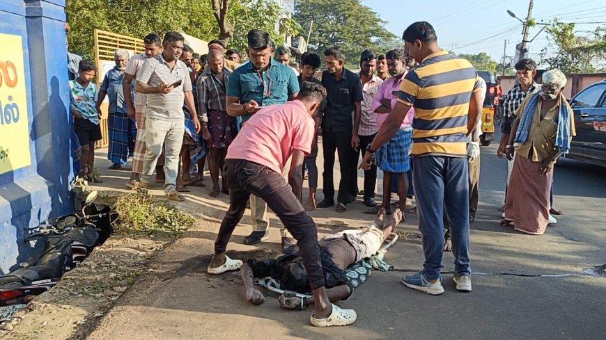 சாக்கடையில் விழுந்த வாலிபர் பலி; அம்பிகாபுரத்தில்  வேகத்தடை அமைக்க பொதுமக்கள் கோரிக்கை
