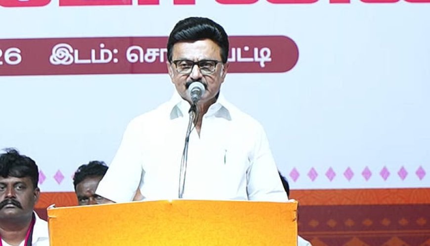 லேட்டாக வந்தாலும் லேட்டஸ்டாக பணியாற்ற உள்ளார் வைத்திலிங்கம் - செங்கிப்பட்டியில் திமுக தலைவர் ஸ்டாலின்