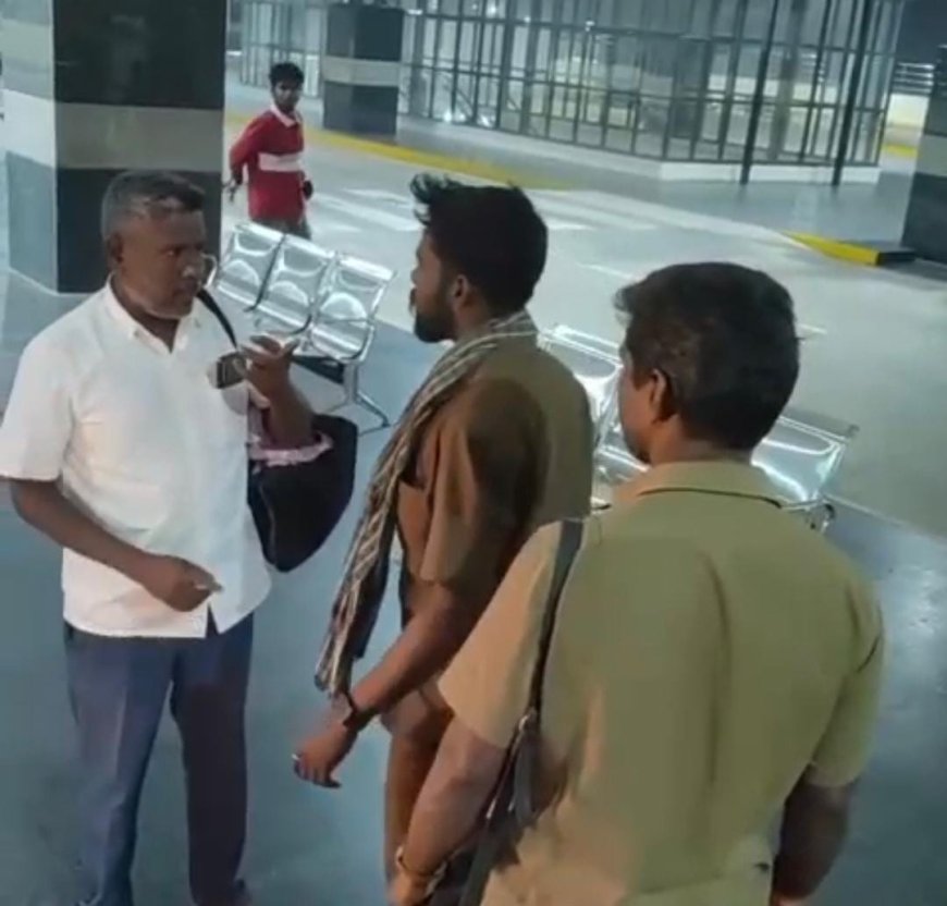 தனியார் பேருந்து ஓட்டுநரின் அட்டூழிய செயல் ; பயணியை தகாத வார்த்தையில் திட்டி தாக்கிய காணொளி வைரல்